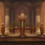 Placeholder: stylized resurection altar for game concept art