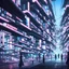 Placeholder: futuristic Japanese town, fantasy, cyberpunk, cybernetic world