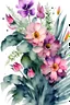 Placeholder: background flowers in watercolor form