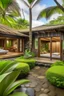 Placeholder: luxury eco resort hawaii outside view bungalow