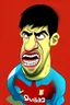 Placeholder: Luis Suarez Footballer cartoon 2d