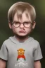 Placeholder: Dahmer toddler, full body, angry, bokeh, hyper realistic