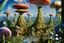 Placeholder: "Wonderland", with many weird creatures, many magic mushrooms - artwork by Salvador Dali, artwork by Tim Burton - ultra sharp focus, focused, high definition, high detail, highly detailed, ultra detailed, extremely detailed, intricate, colorful