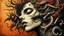 Placeholder: Surrealist art linquivera kylin, bold lines, hyper detailed, a dark warm limited palette, chiaroscuro, <lora:linquivera:0.8>, liiv1, . Dreamlike, mysterious, provocative, symbolic, intricate, detailed