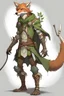 Placeholder: fox humanoid ranger druid dnd