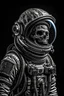 Placeholder: absurdres, intricate details, masterpiece, best quality, high resolution, 8k, (skeleton in astronaut spacesuit:1.2), (skull:1.3), (broken helmet:1.4), (colored light bulbs:1.3), spacesuit, lunar surface, craters, black sky, stars, shot on camera Canon 1DX, 50 mm f/2.8 lens, raw, by Paul Žižka