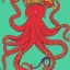 Placeholder: india god of flowers and fruits riding on an octopus