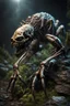 Placeholder: Crawling undead Claw. full body shot. fantasy and horror setting, Cinematic lighting, Volumetric lighting, Epic composition, Photorealism, Very high detail, Character design, Unreal Engine, Octane render, HDR, Subsurface scattering, fantasy art,