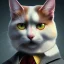 Placeholder: Cats as businessman