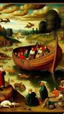 Placeholder: Why do you, not sparing yourself, Wander with your head uncovered? The old boat still on the river bank not able to Saul , Well, what happened to you, What happened to your soul? How dare you let this beauty, Your precious soul, Go, so that she would wander the world, Bruegel painting style