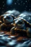 Placeholder: frozen turtles just waking from sleep with cute eyes, shot on Hasselblad h6d-400c, zeiss prime lens, bokeh like f/0.8, tilt-shift lens 8k, high detail, smooth render, down-light, unreal engine, prize winning