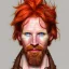 Placeholder: Portrait of Courtney Gains as a ruggedly handsome but joyful roguish pirate, charismatic, attractive male, masculine, perfect, precisely detailed, lightly freckled face, meticulously detailed multi-hued ginger carrot colored cherry fire red hair; Malachai of the corn; fantasy, intricate, elegant, highly detailed, digital painting, artstation, concept art, matte, Renaissance illustration, art by artgerm and greg rutkowski and alphonse mucha