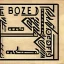 Placeholder: the word "boohzee T" written in artdeco style