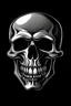 Placeholder: black skull cartoon for profile picture