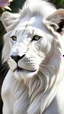 Placeholder: A white lion