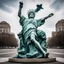 Placeholder: a photograoh of lady liberty kicking Donald Trump in the nuts, he is doubled over in pain