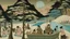 Placeholder: A fantasy filled with ice cream painted by Utagawa Hiroshige