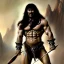 Placeholder: ultra detailed portrait of Conan the barbarian, extremely detailed digital painting, in the style of Luis Royo and A.J. Manzanedo and FRANK FRAZETTA and Earl Norem and fenghua zhong and ruan jia and jeremy lipking and peter mohrbacher, mystical colors, rim light, beautiful lighting, 8 k, stunning scene, raytracing