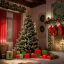 Placeholder: christmas ambience, african, kente, clothing, african patterns, thread, embroidery, cinema 4d render, high detail