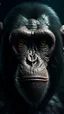 Placeholder: Crafting a terrifying 8K depiction of an old evil chimpanzee, His presence exudes an unsettling aura of malevolence, instilling fear in all who behold him.