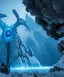 Placeholder: A giant creature frozen inside a mountain,midjourney style, 8k, photorealistic, cinematic lighting, dramatic, atmosphereric,