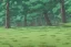 Placeholder: Minefield in a forrest, its raining. Post-apocalyptic