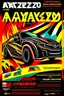 Placeholder: "I'm looking for a visually striking poster for the 'Achayo Motorsport Extravaganza.' The main focus should be a high-performance race car prominently featuring the 'Achayo' logo. The color palette should be vibrant and energetic, with dynamic elements like racing tracks or speed lines to convey motion. Include cheering crowds or spectators in the background to amplify the excitement. Use bold typography for the event name and incorporate checkered flags, racing helmets, and other motorsport-rel