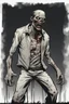 Placeholder: zombie, portrait, comic book, full body, standing, mean,