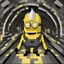 Placeholder: one minion in 8bit style