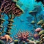 Placeholder: underwater coral reef 90's tcg art