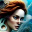 Placeholder: high-quality, fine-detail close-up portrait of gorgeous, stunning goddess of the ocean with turbulent waves as hair and coral reef exoskeleton, 8k resolution, 3D octane render, intricate, digital art, detailed matte, volumetric lighting, George Grie, Anne Dittman, Anne Stokes, Lisa Parker, Selina French,