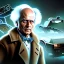 Placeholder: Portrait of Doctor Emmet Brown, Back to the Future, ultra realistic, high detail level, 8k, royo, steampunk