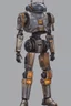 Placeholder: A Star Wars Combat Droid, Wearing Cowboy Clothes.