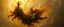 Placeholder: master oil painting by Rembrandt, good afternoon golem in radiant whirlwind