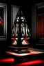 Placeholder: gaming table lamp inspired by palace, modern design,