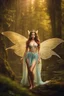 Placeholder: Photography Beautiful Lady fairy with wings straddle,background wonderland, panoramic shot ,portrait, epic fantasy