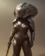 Placeholder: full body, leather armour , big busty , pintura, ,details,texture,8k quality, florest, Minimalism, Romanticism, Expressionism, Impressionism