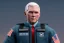 Placeholder: Mike Pence as G.I. Joe Doll toy with a gun blue space force commander