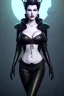 Placeholder: Lana Turner as evil queen in black leather, leather, busty, cleavage, angry, stern look. character design by cory loftis, fenghua zhong, ryohei hase, ismail inceoglu and ruan jia. unreal engine 5, artistic lighting, highly detailed, photorealistic, fantasy