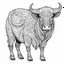 Placeholder: bull, realistic, coloring page, Animal, mandala, only draw lines, coloring book, clean line art, wildlife-inspired, kid style, –no sketch, color, –ar 3:4, white background, minimalistic black lines, 8k, minimal black color, low level black colors, coloring page, use pure black and white colors, avoid thick black colors, thin black line art, avoid colors, perfect shape, perfect clear lines, clear edges, fill total edges, exact perfect edges, not use black colors, dont use black colors