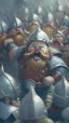 Placeholder: dwarf captain inspiring his army