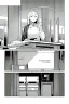 Placeholder: hospital desk, greyscale