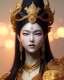 Placeholder: Detailed hot snake goddess, intricate details, full body portrait, keep head in frame, slight, black Japanese motif, concept art, highly detailed, digital painting, concept art, sharp focus, illustration, art by Yoji Shinkawa, WLOP and greg rutkowski and alphonse mucha and artgerm and yanjun Chen and Junji ito and Makoto Shinkai, HDR, octane render