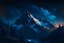 Placeholder: Mountains at night like artist Bob Ross 4k
