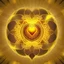 Placeholder: golden vinyl electric heart kaleidoscope