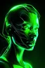 Placeholder: "Generate an abstract profile image that fuses futuristic and natural elements in a monochrome palette with neon green highlights, ensuring faces or human-like features are not included. Emphasize innovation, harmony, and universal connectivity, focusing on the beauty of interconnected ideas and the depth of abstract thought. This design should invite viewers to explore a world where light, shadow, and digital landscapes converge, creating a sense of complexity and serene innovation without rely