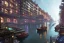 Placeholder: Elevated Corner Trainstation in Italian village sea+riomaggiore ++alphonse mucha, greg rutkowski,matte painting, cryengine, hyper detailed, felix kelly, fantasy art, seb mckinnon