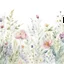 Placeholder: Watercolor Floral Borders: Floral Borders - Wild Flowers - Watercolor Flowers - Premade Borders - Wedding - Borders