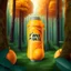 Placeholder: Social Media Design for a For fanta orange juice in the orange forest