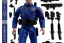 Placeholder: Mike Pence as G.I. Joe toy Doll figure With a pistol space force Blue fabric uniform, black Moonboot